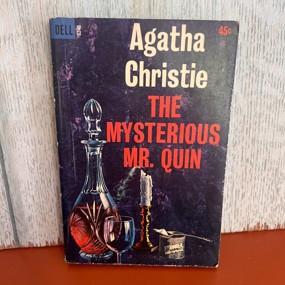 Agatha Christie The Mysterious Mr Quin Vintage Dell Paperback 1964
